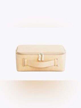 BEÍS The Cosmetic Case Travel Makeup Organizer Beige NWT
